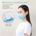 Bfe99 17.5x9.5cm Spandex Disposable Medical Face Mask